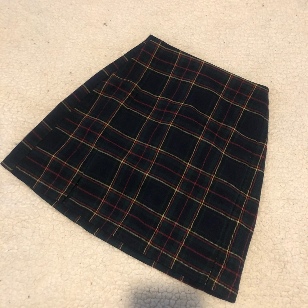 brandy melville plaid skirt